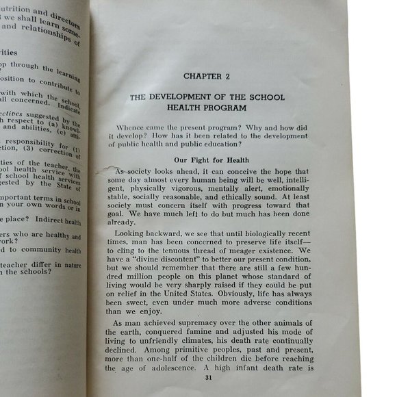 School Health and Health Education, by C.E. Turner, 2nd Edition 1952 Mosby - Picture 7 of 7